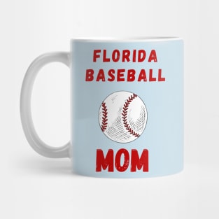 Florida Baseball Mom Mug